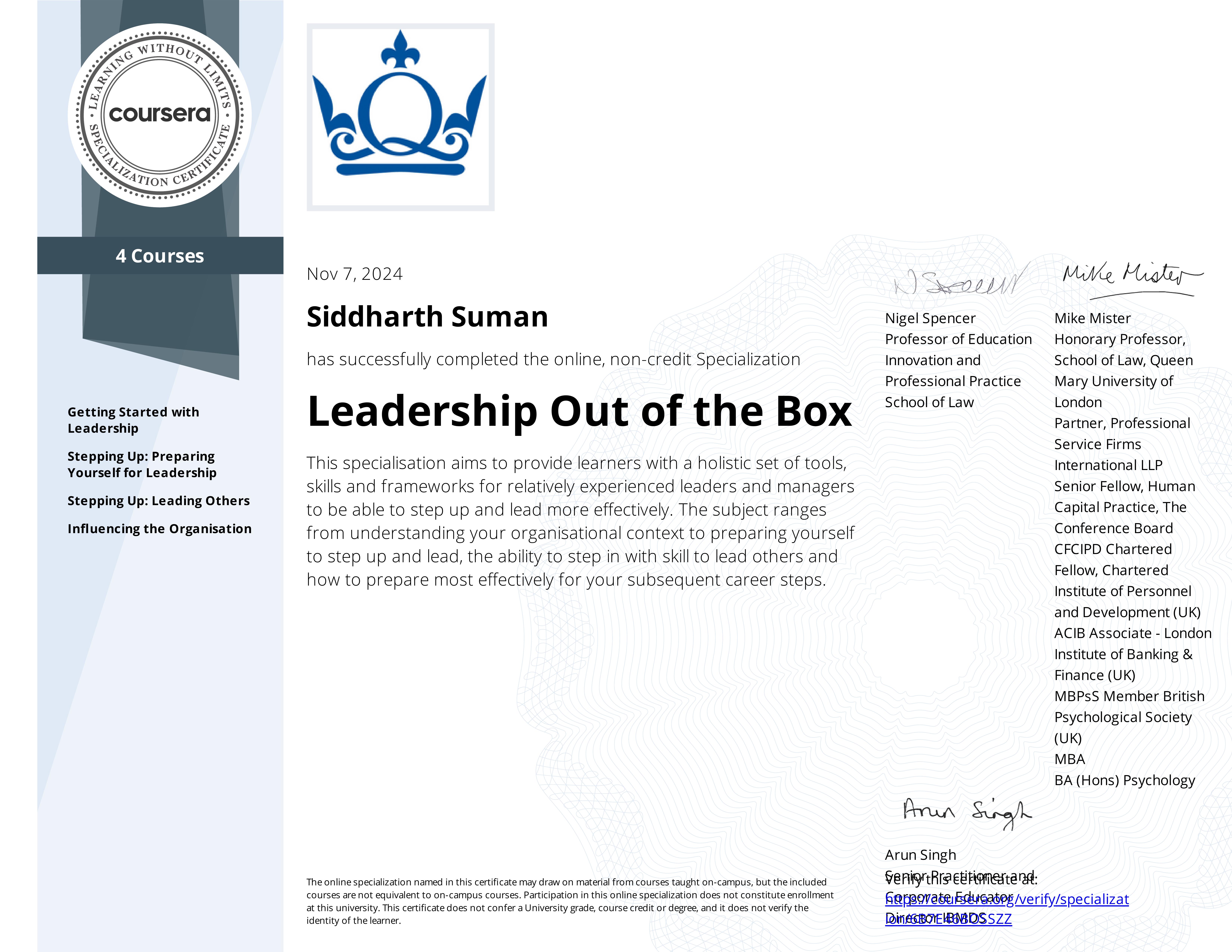 Leadership Out of the Box