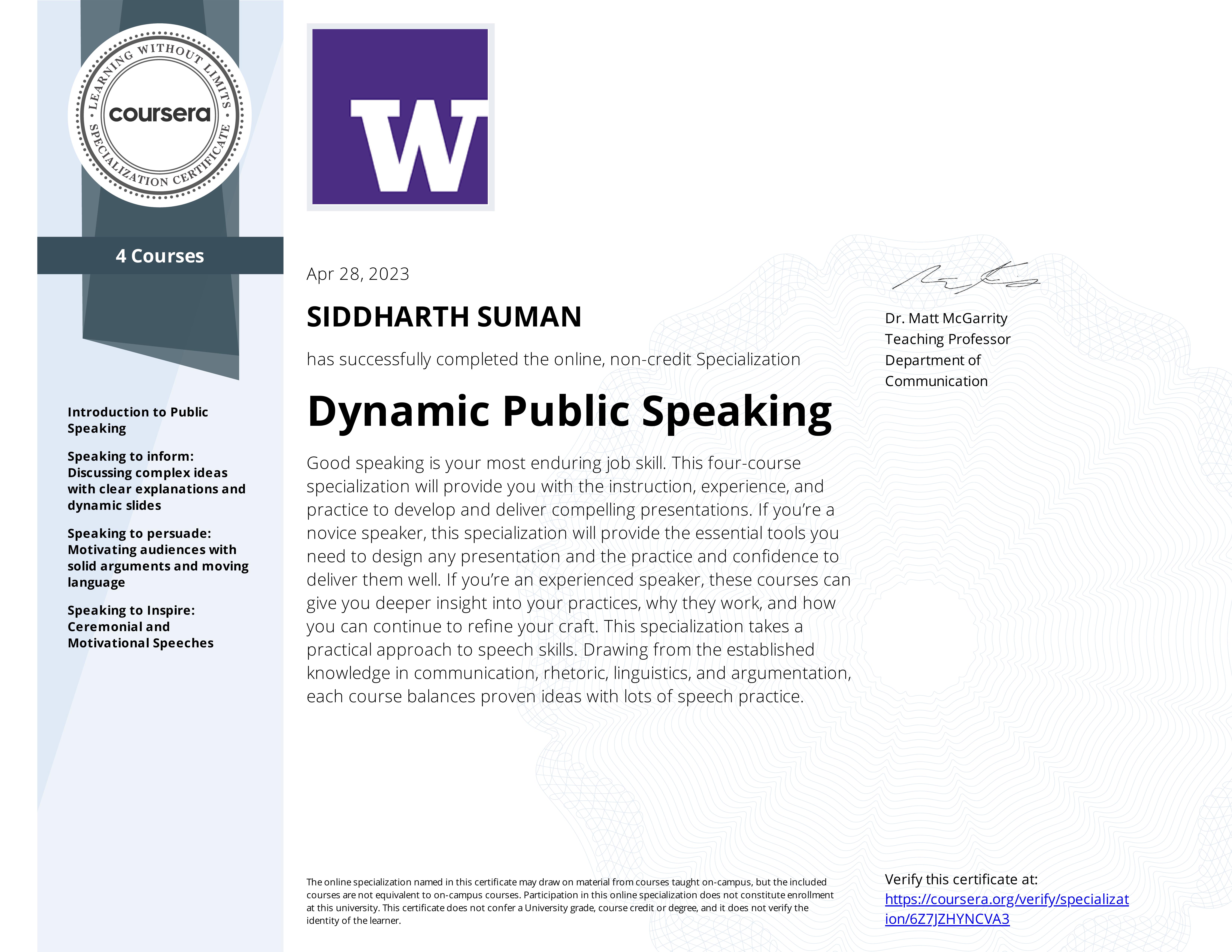 Dynamic Public Speaking