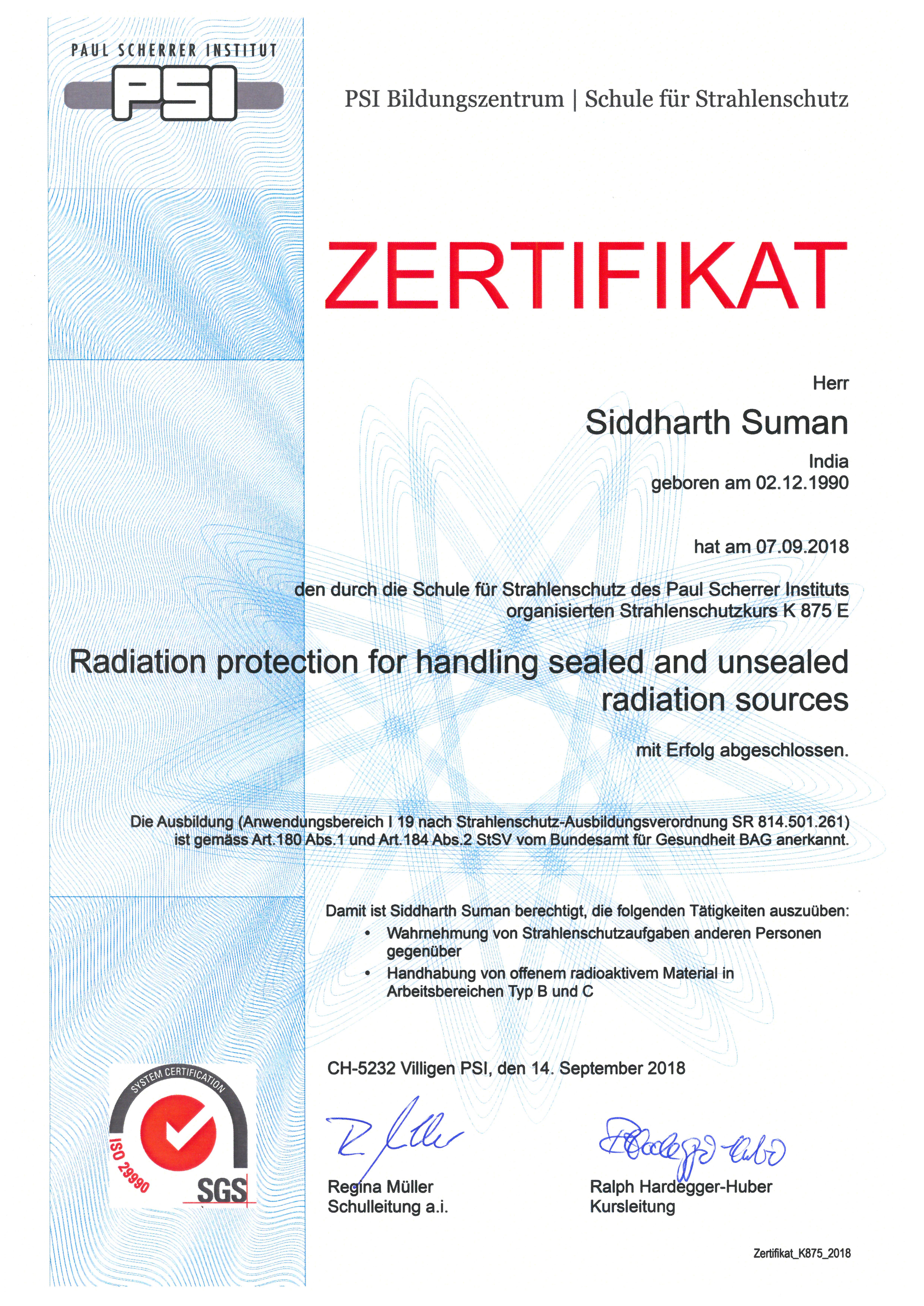 Radiation Protection
